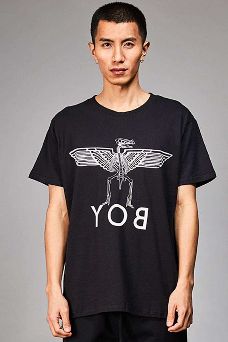 黑白YOB短袖T恤