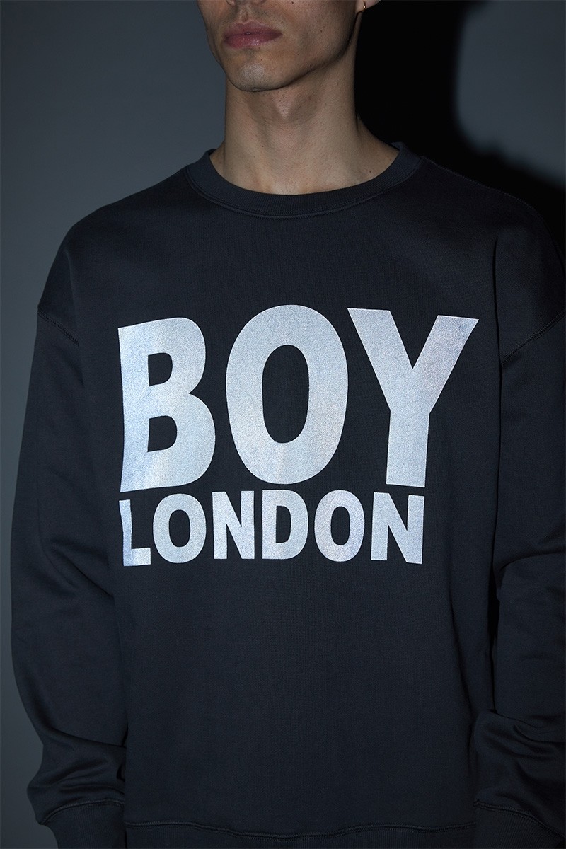 BOY LONDON伦敦反光SWEAT - 深灰色