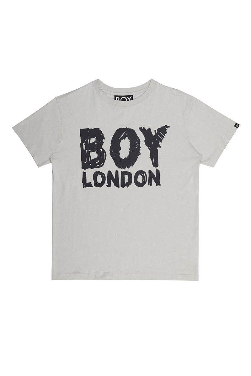 BOY LONDON SCRIBBLE TEE - 浅灰色