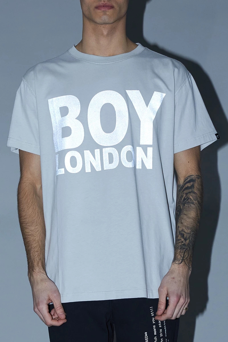 男孩伦敦反光T恤