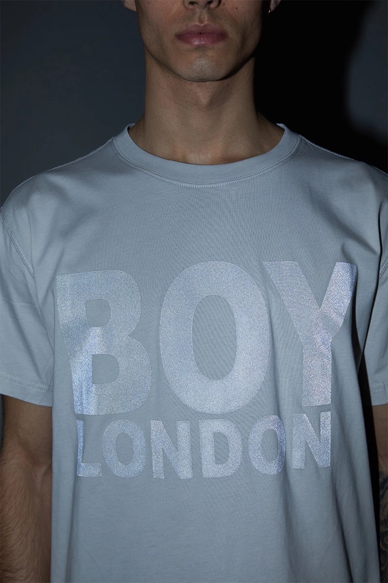 男孩伦敦反光T恤