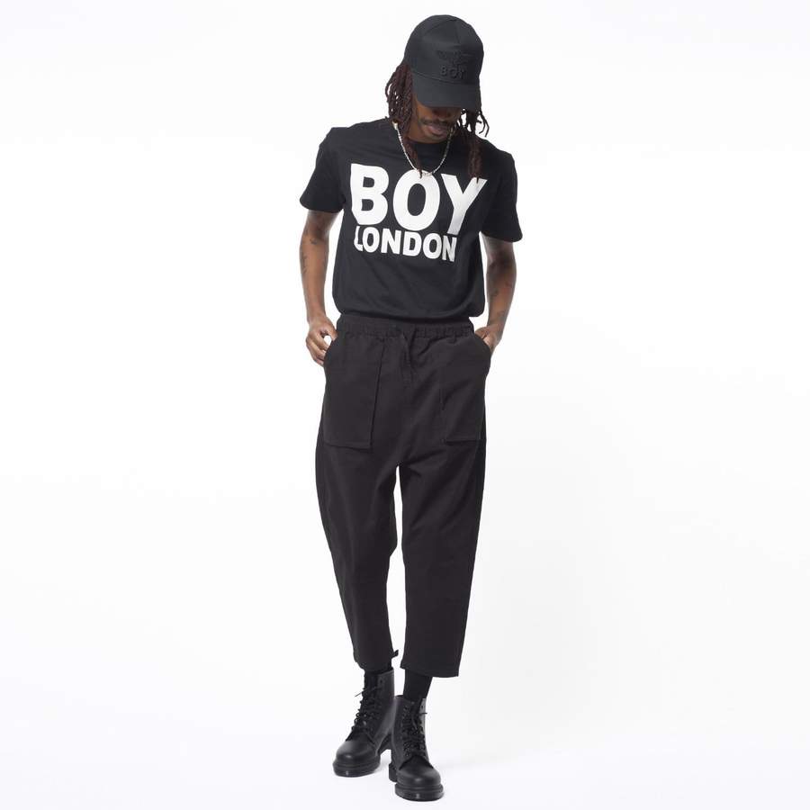 BOY LONDON T 恤 - 黑色/白色