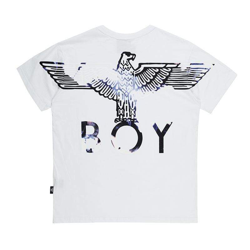 BOY EAGLE FLOCK T 恤 - 白色