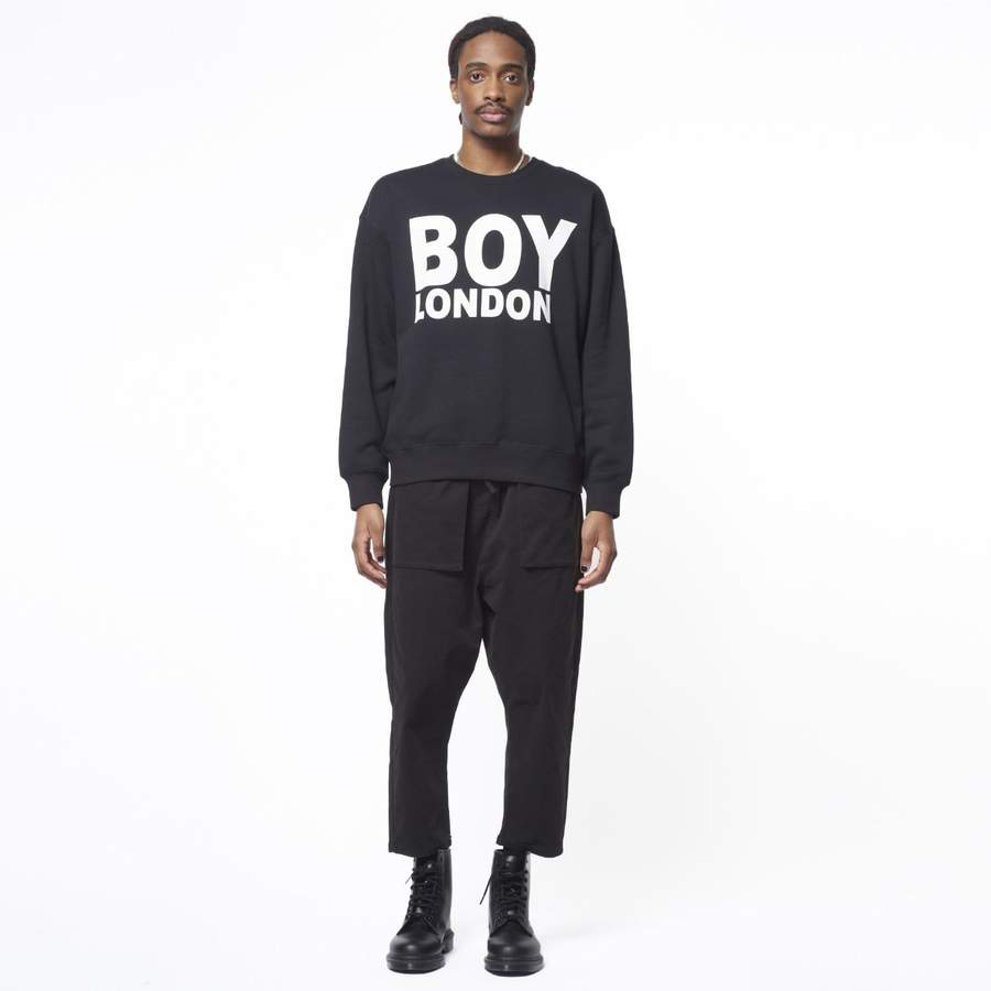 BOY LONDON 运动衫 - 黑色/白色