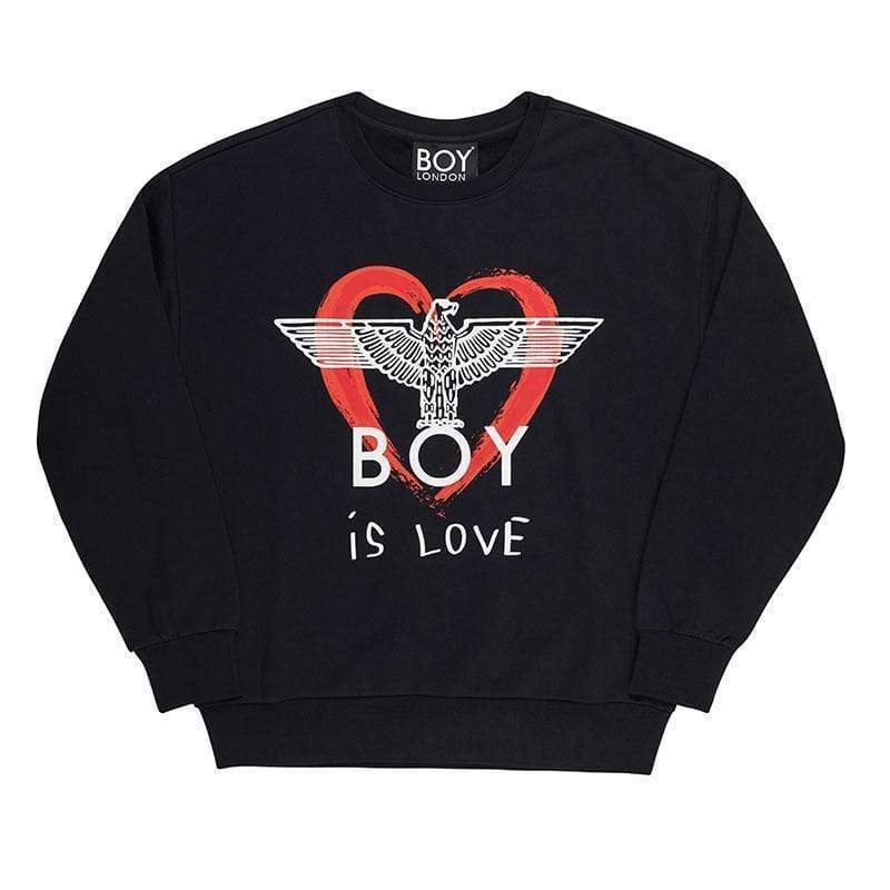 BOY IS LOVE 卫衣 - 黑色