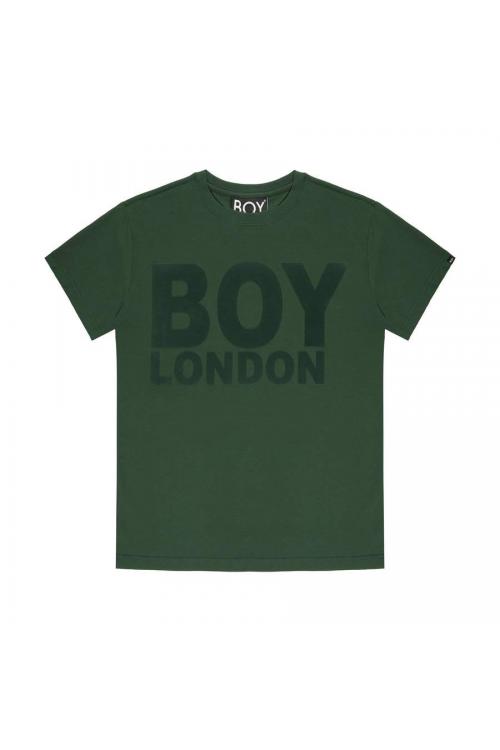 BOY HEMUS 植绒 T 恤 - 森林绿色