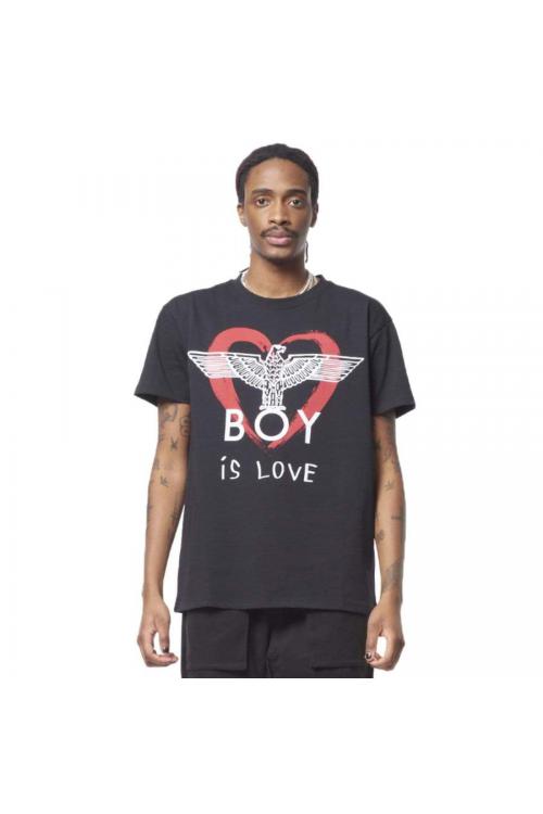 BOY IS LOVE T 恤 - 黑色