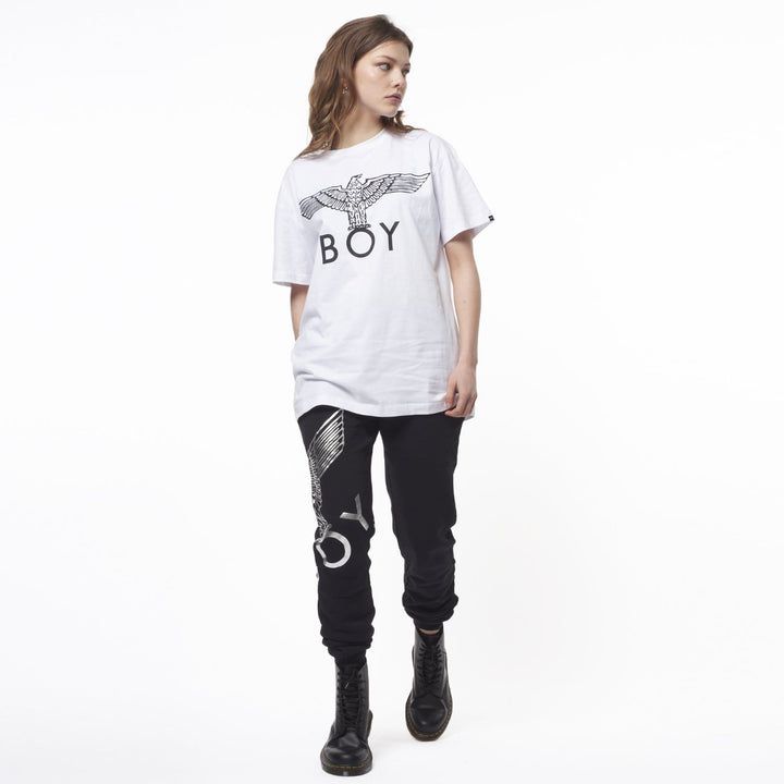 BOY   鹰 T 恤 - 白色/黑色