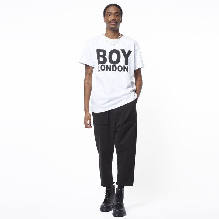 BOY  男孩伦敦 T 恤 - 白色/黑色