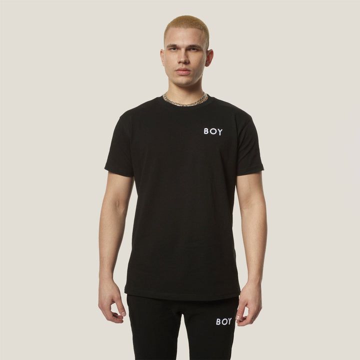 BOY   男孩 3D EMB T 恤 - 黑色