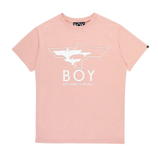 BOY  MYRIAD EAGLE TEE - 粉色