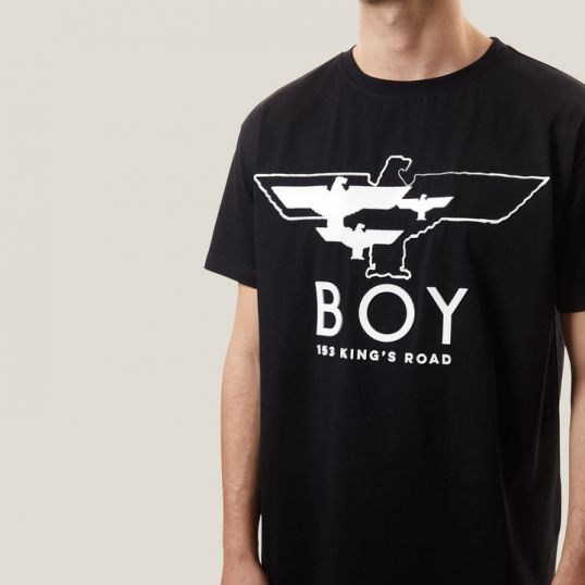 BOY  MYRIAD EAGLE T恤 - 黑色