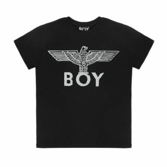 BOY    EAGLE 涂鸦 T 恤 - 黑/白
