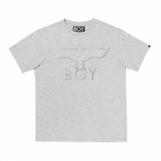 BOY  EAGLE 3D EMB T 恤 - 灰色