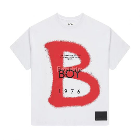 BOY    B 男童 T 恤 - 白色